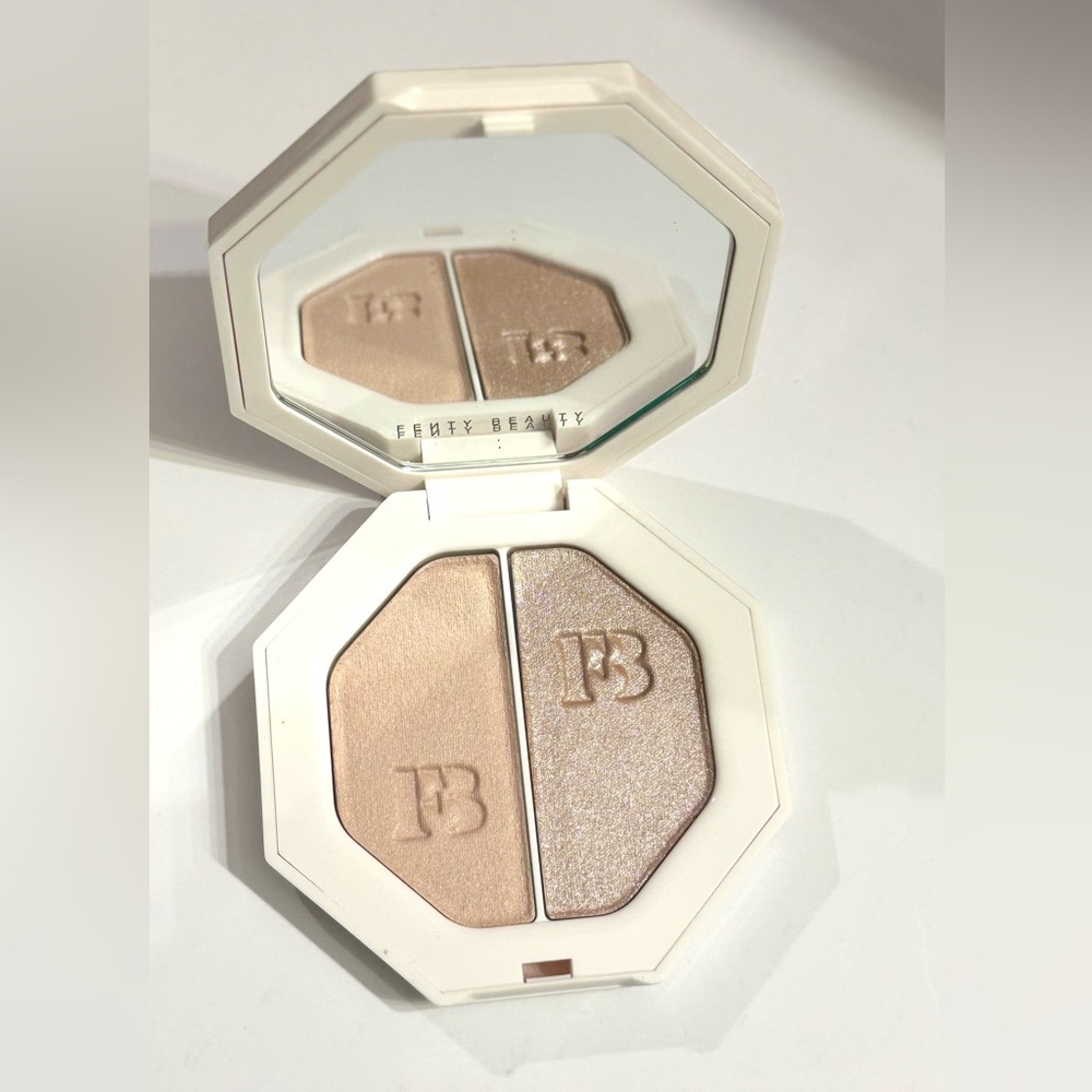 Fenty Beauty Killawatt Highlighter Duo Shades Lightning Dust and Fire Crystal